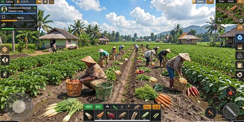 Tangkapan layar menampilkan karakter utama dalam misi penting.