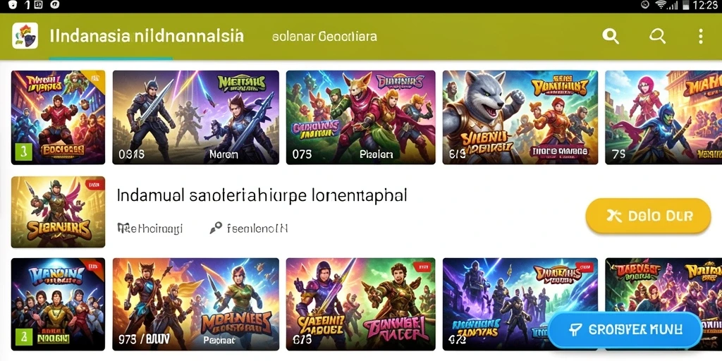 Tampilan awal permainan yang menarik.