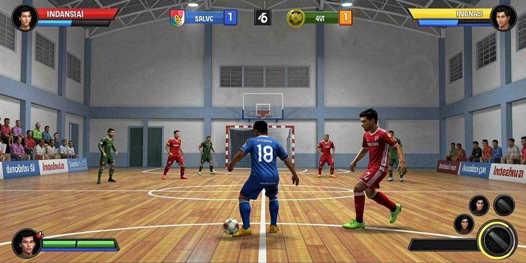 Tampilan grafis yang menawan dan cerah.