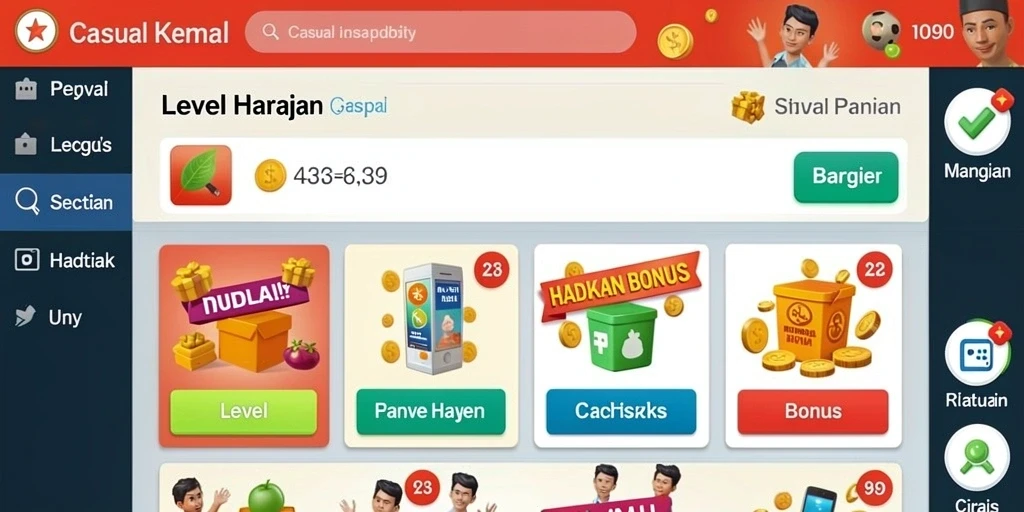 Tampilan antarmuka yang menarik dan mudah dipahami.