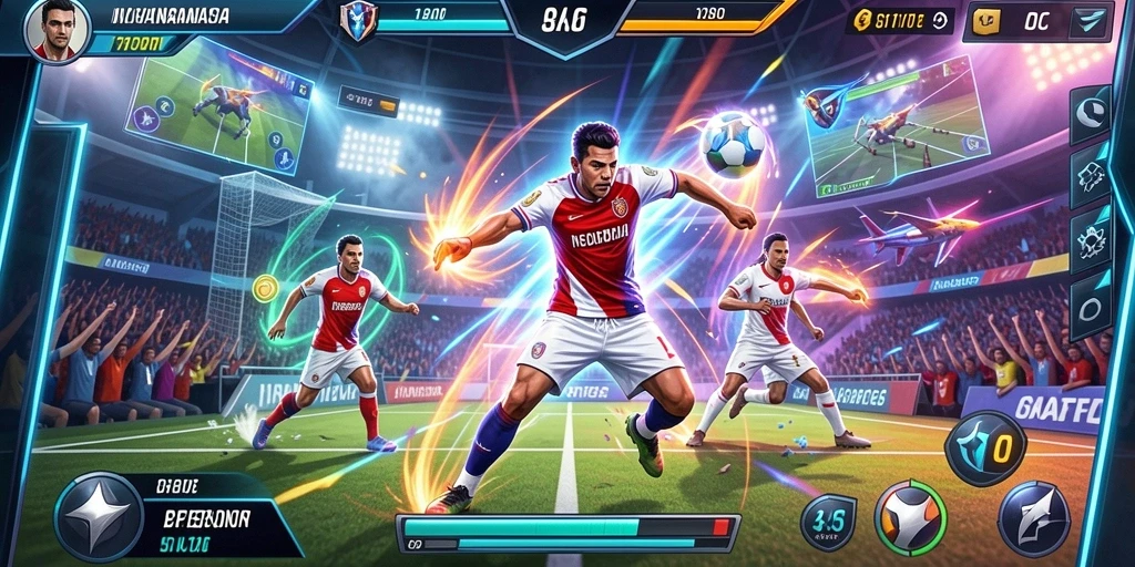 Screenshot dari karakter utama GX88 dalam aksi.