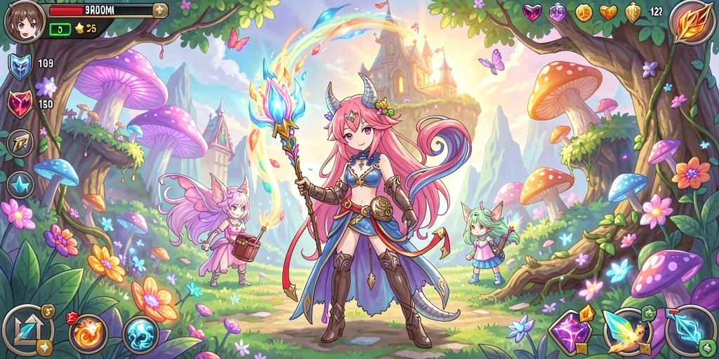 Tampilan awal game IDRRP yang menarik dan penuh warna.