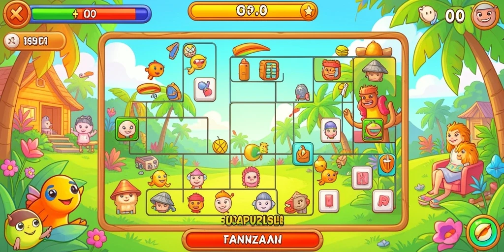 Tampilan grafis yang memukau dalam setting game.