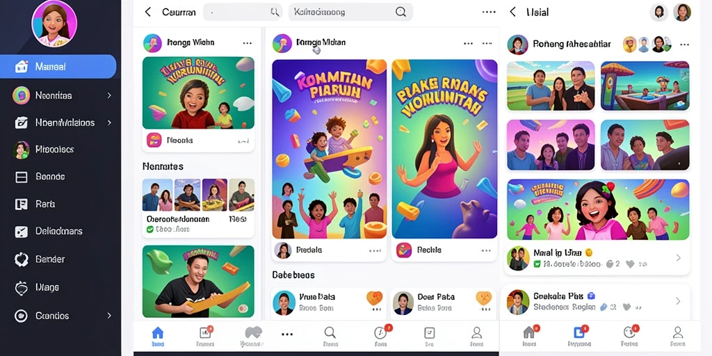 Tampilan awal LUCKYDF yang menarik dan unik.
