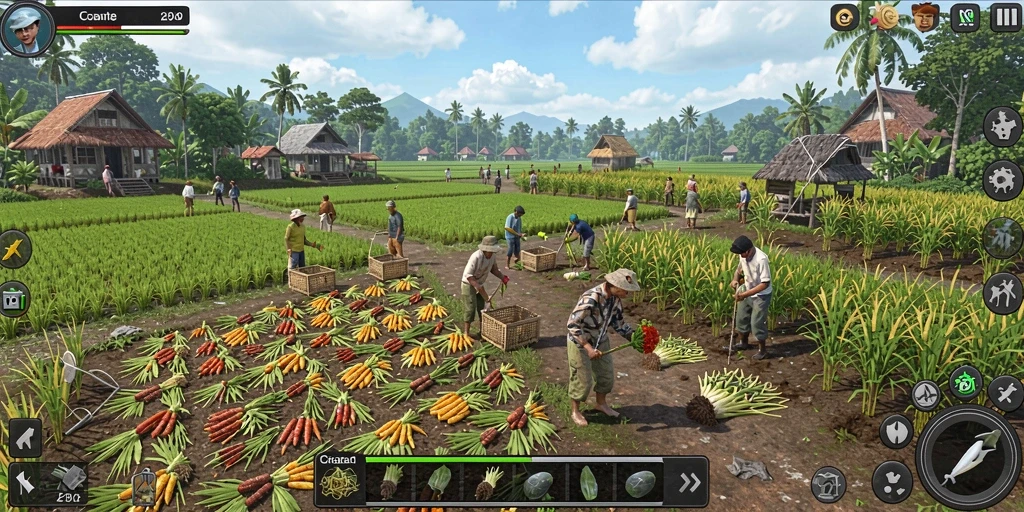 Tampilan menu utama yang menarik dan interaktif.