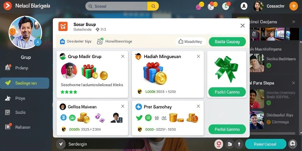 Tampilan antarmuka yang sederhana dan menarik.