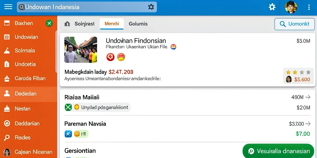 Tampilan antarmuka yang menarik dan mudah digunakan.